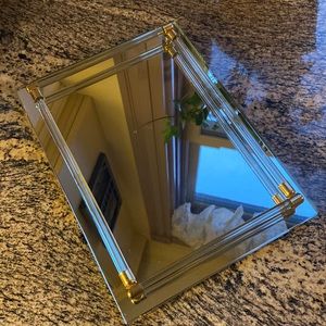 Vintage Avon mirrored vanity tray.